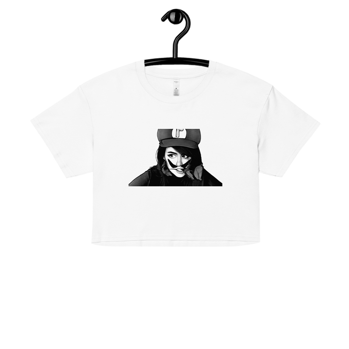 ⬦ Wahfu ⬦ B&W Cropped TShirt - BB x itsJskah