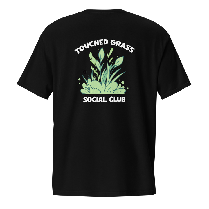 ⬦ Touched Grass Social Club ⬦ Heavyweight Pocket T-Shirt