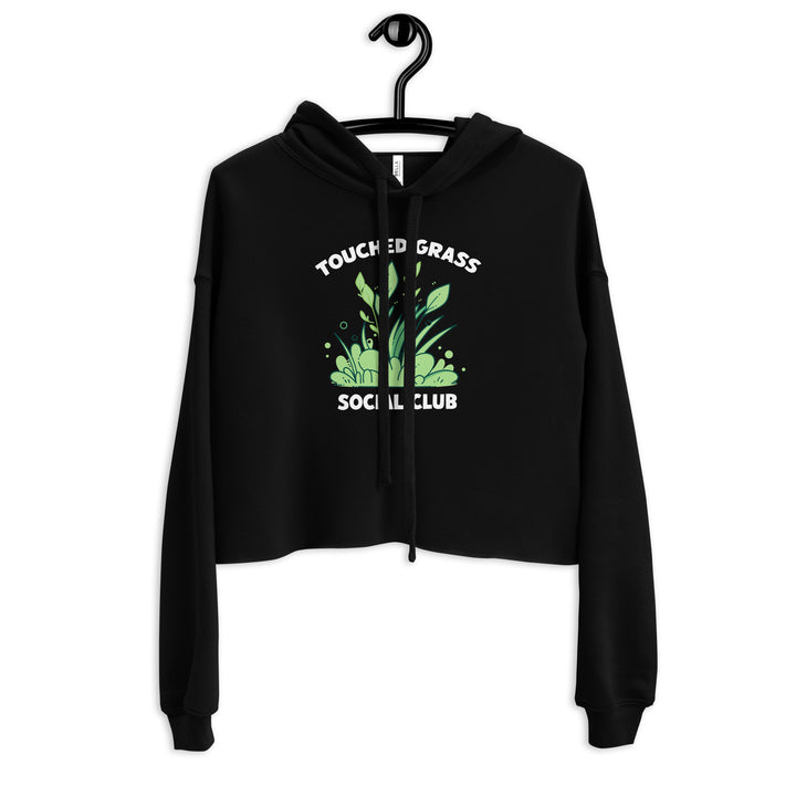 ⬦ Touched Grass Social Club ⬦ Cropped Hoodie