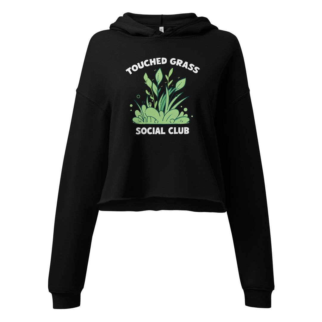 ⬦ Touched Grass Social Club ⬦ Cropped Hoodie