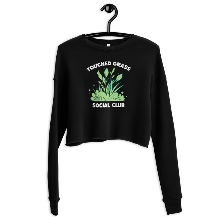 ⬦ Touched Grass Social Club ⬦ Cropped Sweatshirt